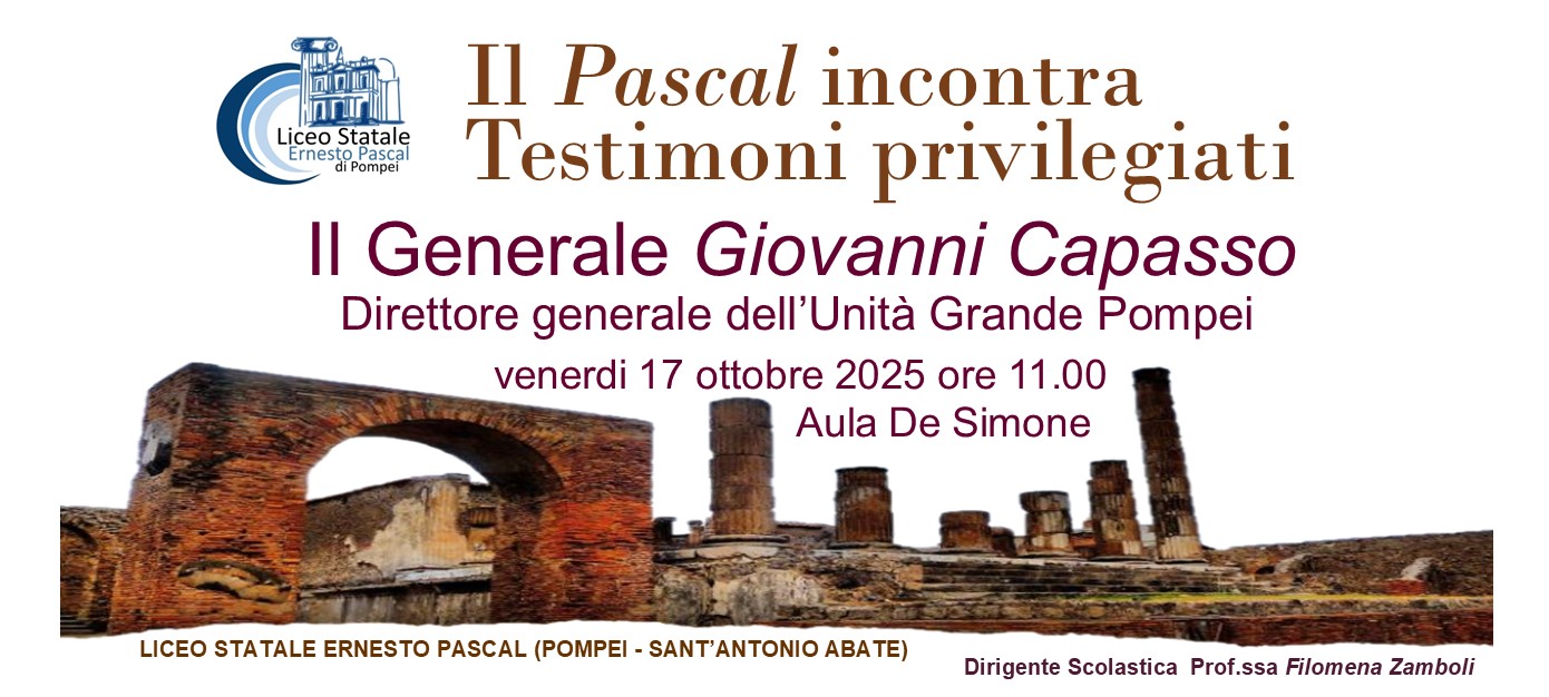 Il Pascal incontra Testimoni privilegiati