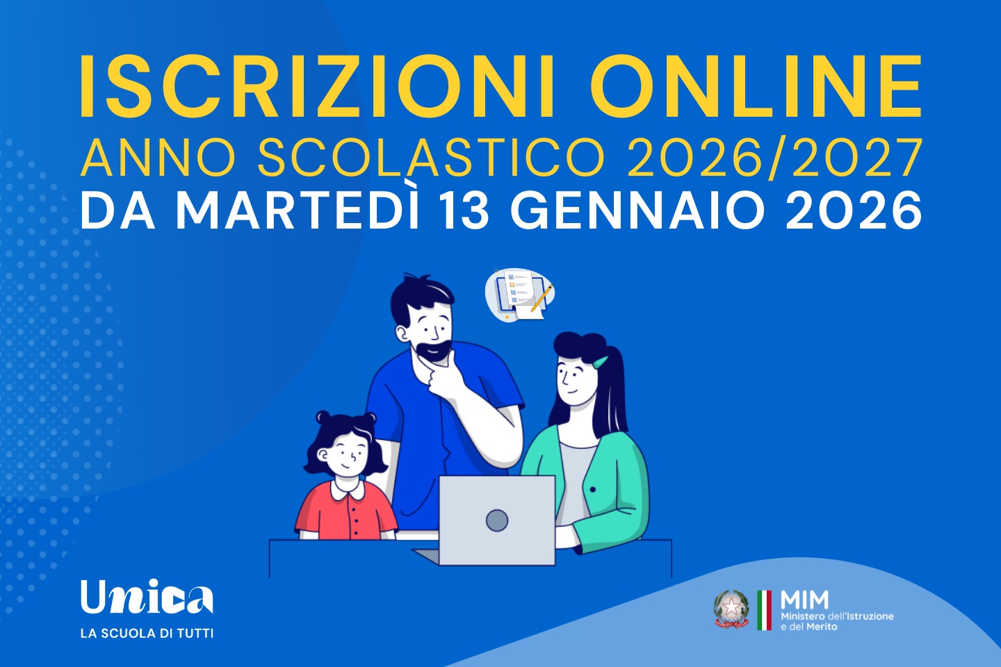 ISCRIZIONI ON LINE A.S. 2026/27